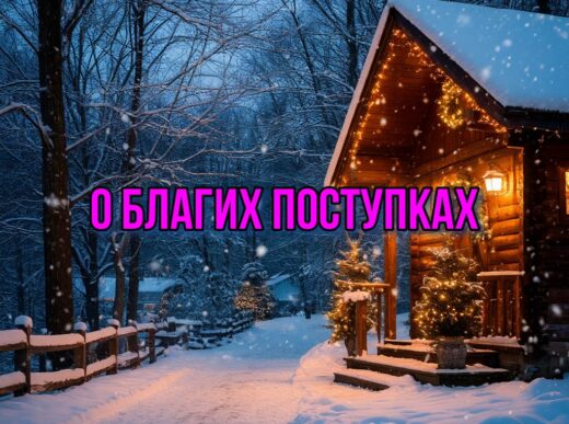 Ясновидящая о благих поступках